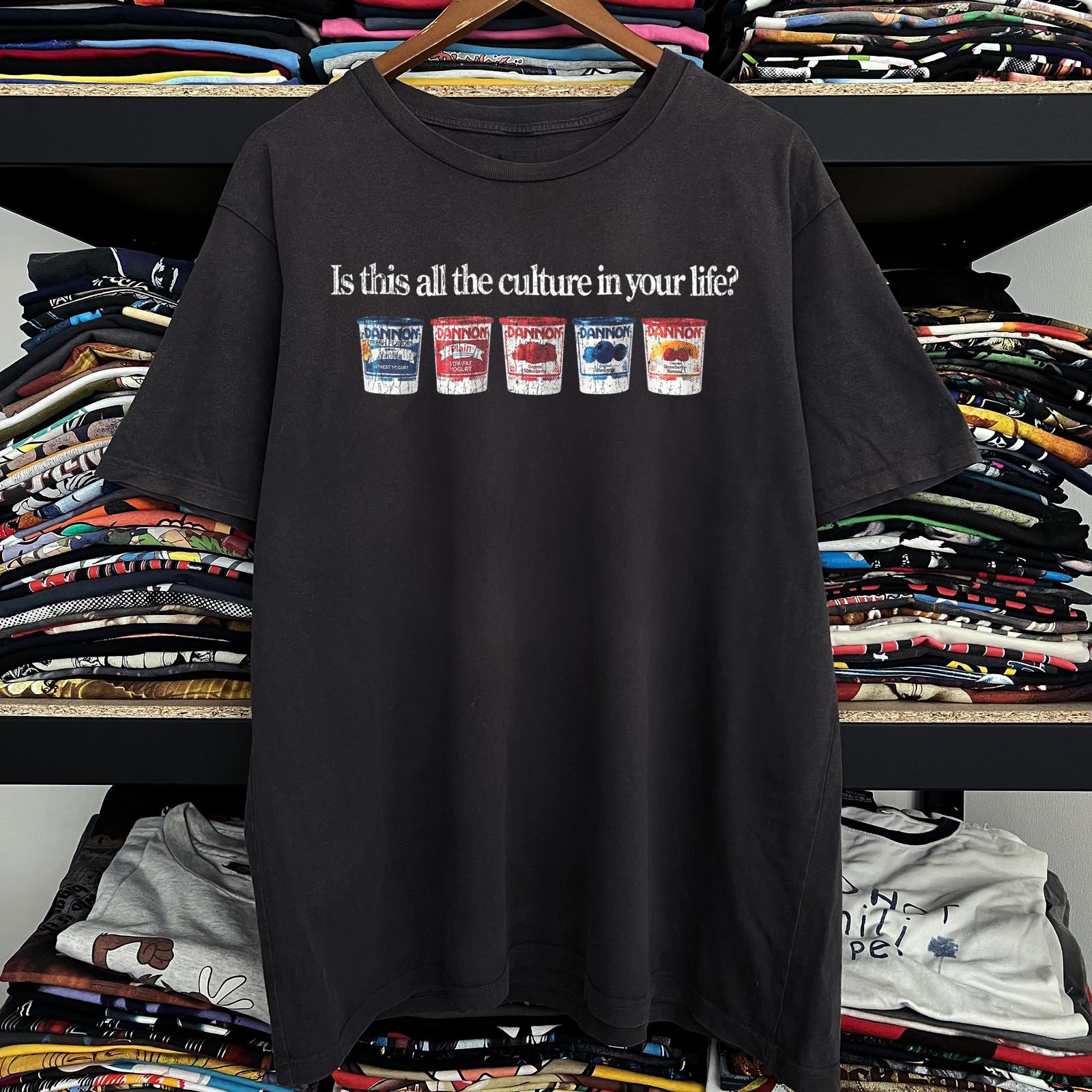 Dannon Culture Washed T-Shirt Black L 4XL