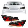 1 Pair Car LED Tail Lights Left Right Dynamic Turn Signal Rear Brake Lamps Fit For IS250 IS350 XE20 2006 to 2013