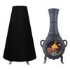 Chiminea Covers Waterproof Dust Prevention 210D Oxford Cloth Patio Chiminea   Pit Cover for Gardens Balconies