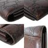 Used GUCCI Bifold Wallet 146229 Sima leather Dark brown Purse