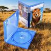 Anti Scratch Game Disc Case Stackable ABS Construction for Game Disc Neat Organization Protective Hold