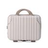 14" Portable Makeup Suitcase - Solid Color, Mini Storage, Event Souvenir, Small Boarding Password Case