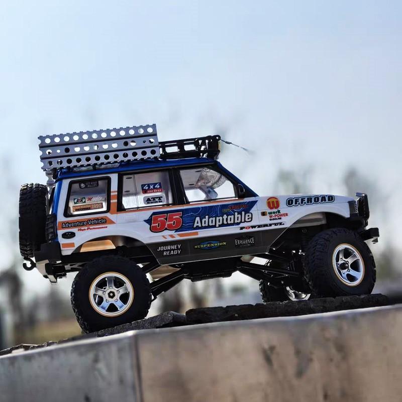 LR1801 Full Scale RC Model Off-road Car 4WD 1:18 Simulation Climbing Off Road Kid Remote Control Car 2.4G Toy Adult Gift