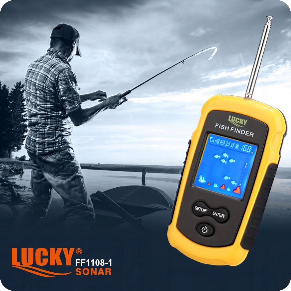 Lucky Rf Sonar Fishing Fish Finder Wireless Detector Fish Finder