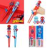 Disney Marvel Kids Training Chopsticks 123 Stage Learning Chopsticks For Babies With 3d Spider-man Design