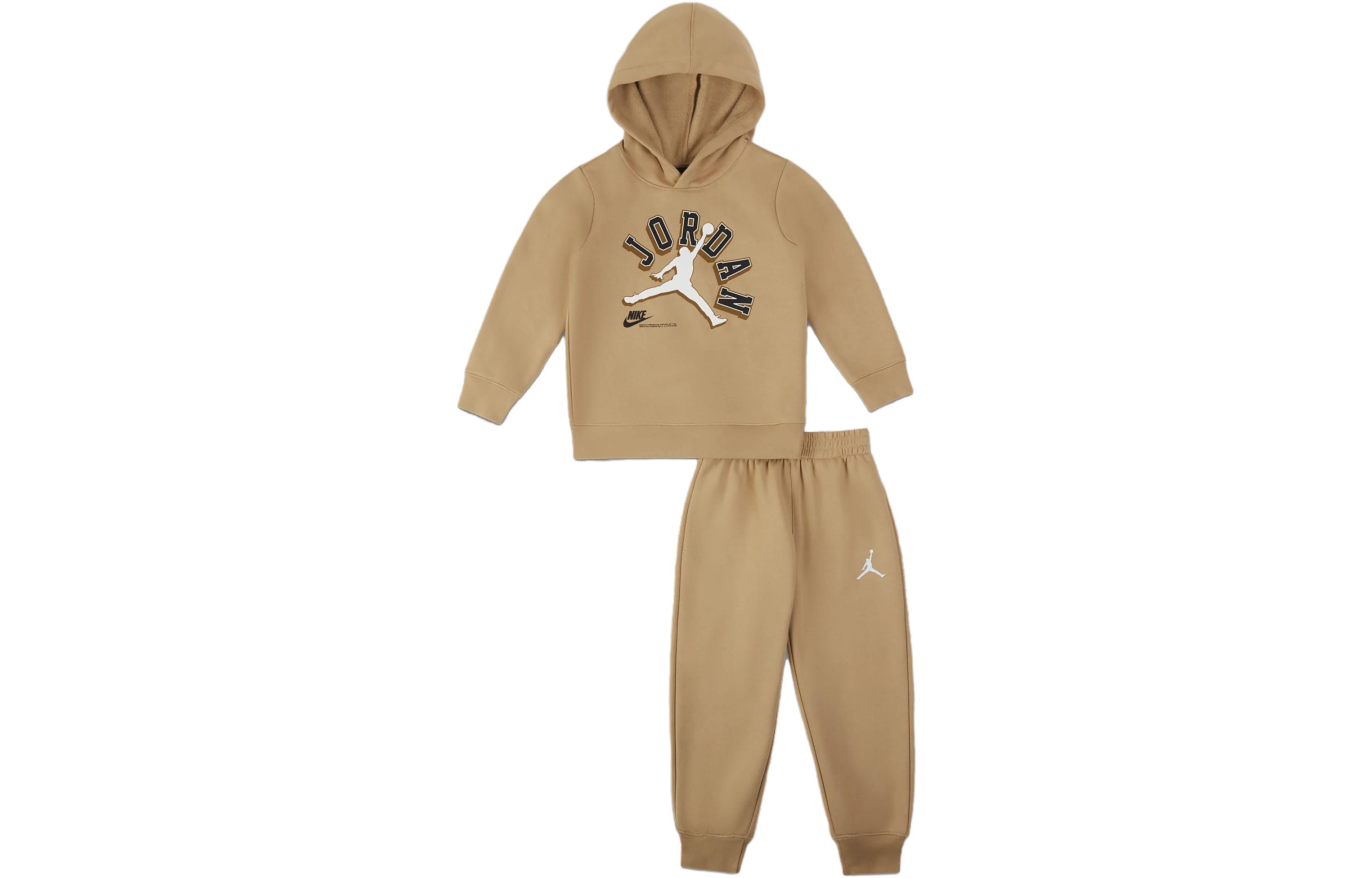 Jordan Kids Matching Sets Jumpman Linen Yellow Infant And Toddler FZ1779-200 4