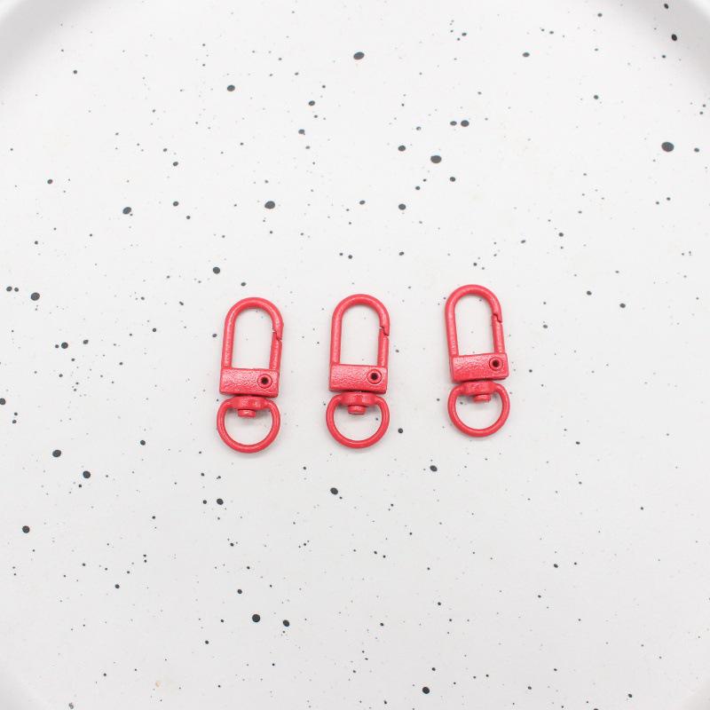 Hebilla de Puerta Colorida de 9 mm con Pintura Horneada para Joyería DIY y Accesorios