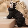 Padded Cotton Dog Jumpsuit Four Legs Design Cotton-padded Jacket Winter Dog Jacket  Cold Weather