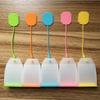 1 Stück Leicht zu reinigender Silikon-Tee-Ei - perfekt für losen Tee und Kräutertee, für jede Tasse geeignet, verschiedene Farben