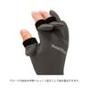 Montbell Climaprene Fishing Gloves, Unisex, Black, #1126203 (M)