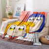 Pop Team Epic  Print Flannel Blanket, High quality Comfortable for All Seasons, Home Decor, Warmth and Comfort