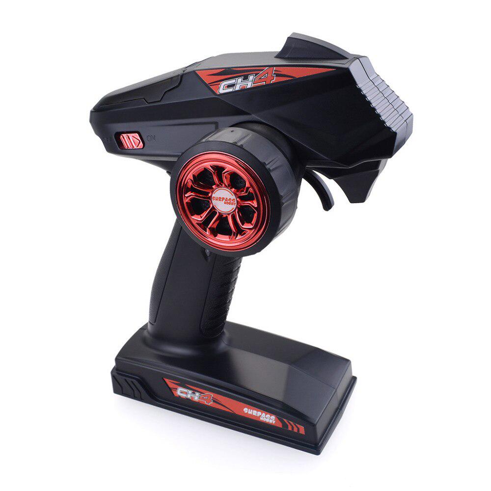 Surpass Hobby CH4 2.4G 4CH Super Response Transmitter Remote Control With Receiver For RC Car Boat