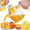 4-in-1 Multi-Functional Manual Citrus Juicer: Orange & Lemon Press Gadget for Kitchen