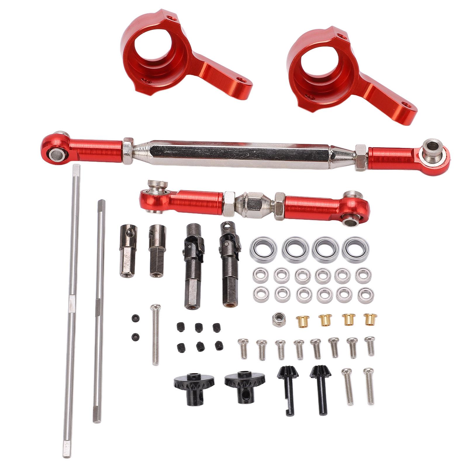 

RC Metal Axle Fittings Kit for MN D90 D91 D96 D99 Remote Control Car Upgrade PartsRed