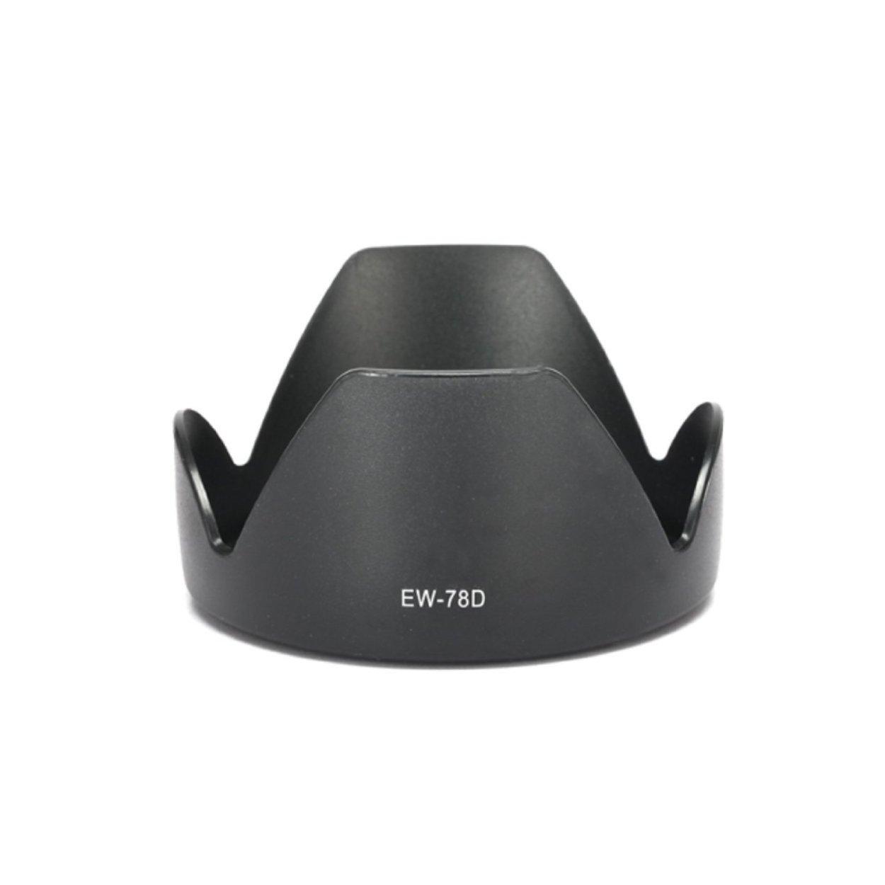 

NinoLite Lens Hood Camera Lens Compatible Product EW-78D / EF28-200mm F3.5-5.6, EF-S18-200mm F3.5-5.6