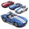 13CM 1:32 Scale Metal Alloy Classic Shelby Cobra 427 Classical Auto Car Model Diecast Vehicles Toys Children Christmas Gifts