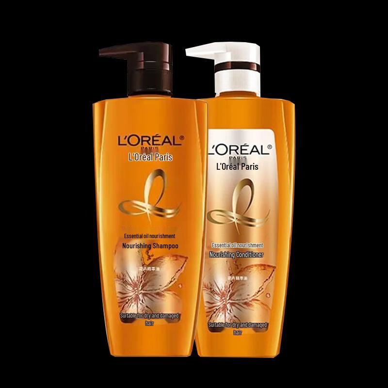 

L Oréal Essential Oil Nourishing Shampoo & Conditioner Set