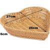 Woven Storage Basket Imitation Rattan Organizer Fruit Bread Container Home Kitchen Restaurant Display Tray Durable Multi-Use