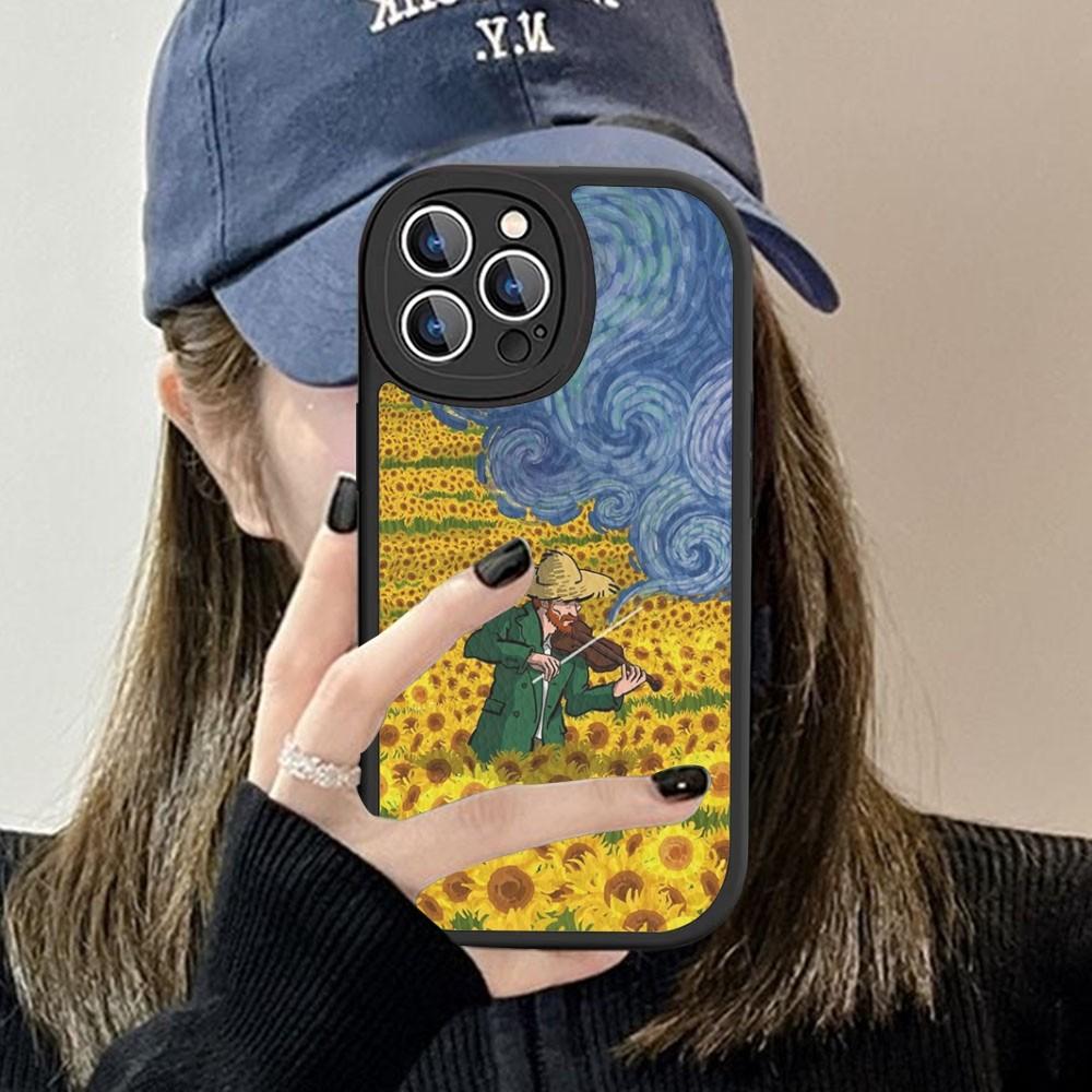 

Van Gogh Phone Case Hard Leather For iPhone 16 15 14 13 12 Mini 11 14 Pro Max Xs X Xr 7 8 Plus Fundas iphone XS MAX