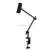 Height Adjustable Tablets Holder with Ball Joint Swivels Universal Desk Mount for 4.7-12.9Inch Devices Metal Base