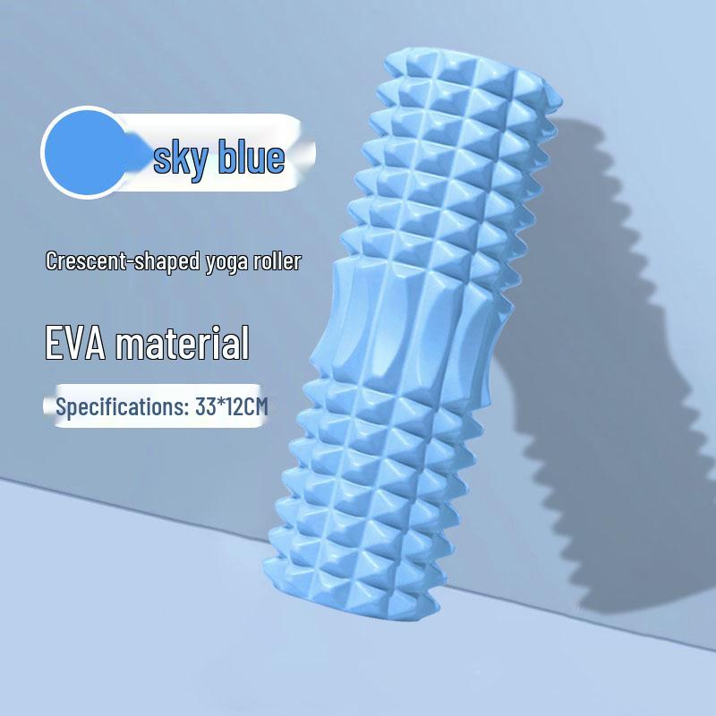 Crescent Hollow EVA-Schaumstoffrolle und Yoga-Massagestab