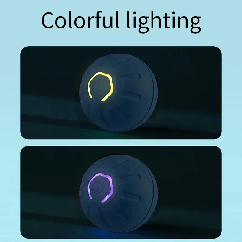 Intelligenter Hundespielzeugball, elektronisches interaktives Haustierspielzeug, beweglicher Ball, USB, automatischer beweglicher Hüpfer, für Welpen, Geburtstagsgeschenk, Katzenprodukt