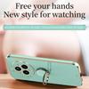 XINLI For Realme 14 Pro+ 5G Case Ring Kickstand Electroplating TPU Phone Cover