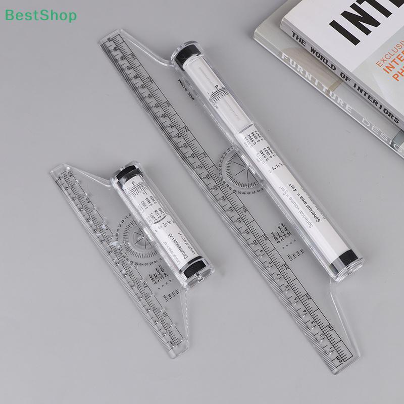 15/30cm Parallel Ruler (Roller Type) - Multi-Purpose Drawing & Design Ruler For Translation & Angle Measurement