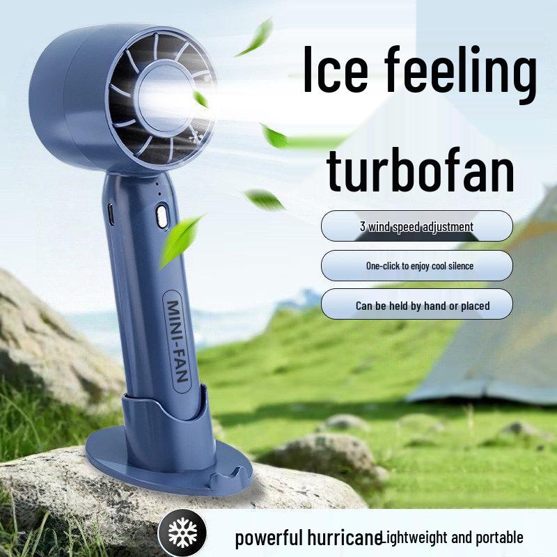 

Portable Handheld Fan with Strong Wind, Silent Operation, and Long Battery Life for Home and Desk Use Universal