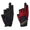 Shimano Limited Pro Titanium Alpha Blood XL Gloves, 3-Piece Cut, GL-110X, Red,