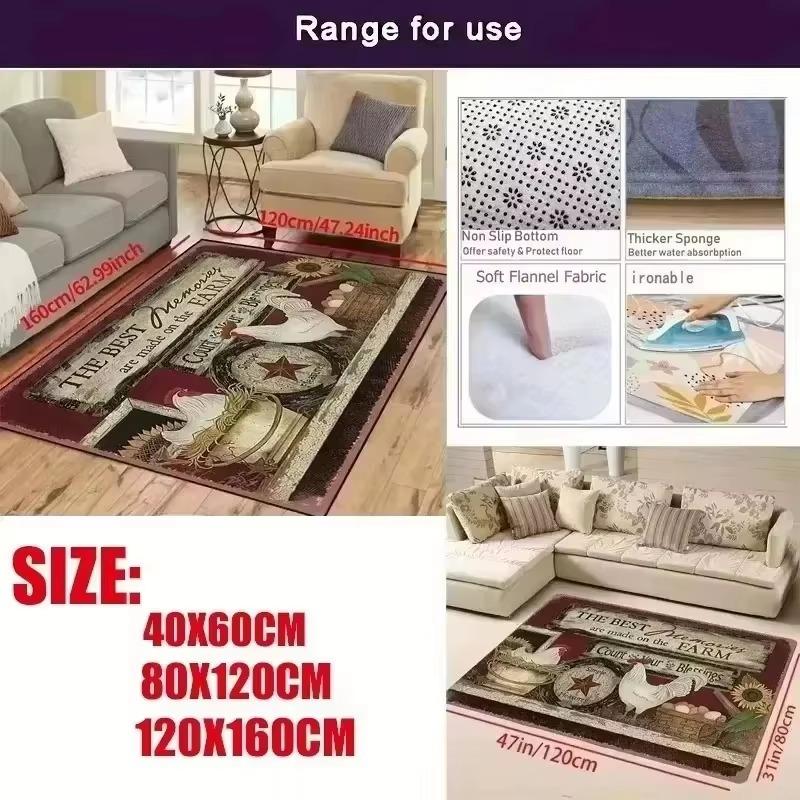 BLUR Carpet Playstation for Boys Room Gamer Casual Cartoon Carpet Kitchen Living Room Bedroom Mat Home Boy's Gift Decoration
