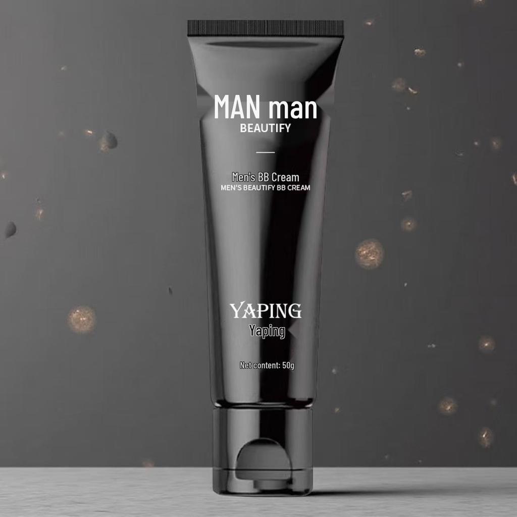 Men's Hydrating BB Cream: Perfecting, Moisturizing, Natural, Brightening, Waterproof, Sweatproof, Concealing, Long-Lasting Wear.