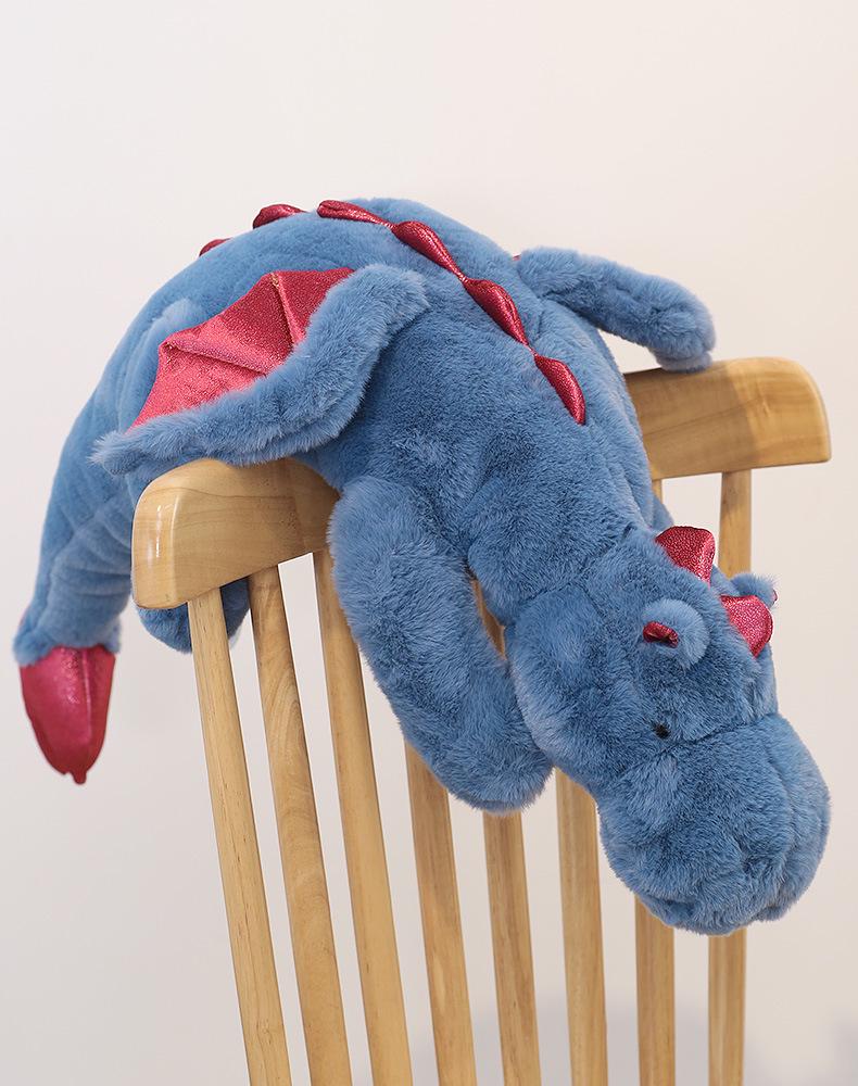 Large Plush Flying Dragon Dinosaur Pillow Doll - Soft & Huggable