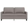 Vidaxl Sofa 2-Osobowa, Kolor Taupe, 140 Cm, Tapicerowana Tkaniną