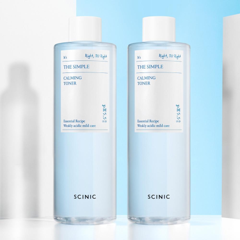 Scinic Simple Calming Toner 500ml X2 ((C02T0000008424))