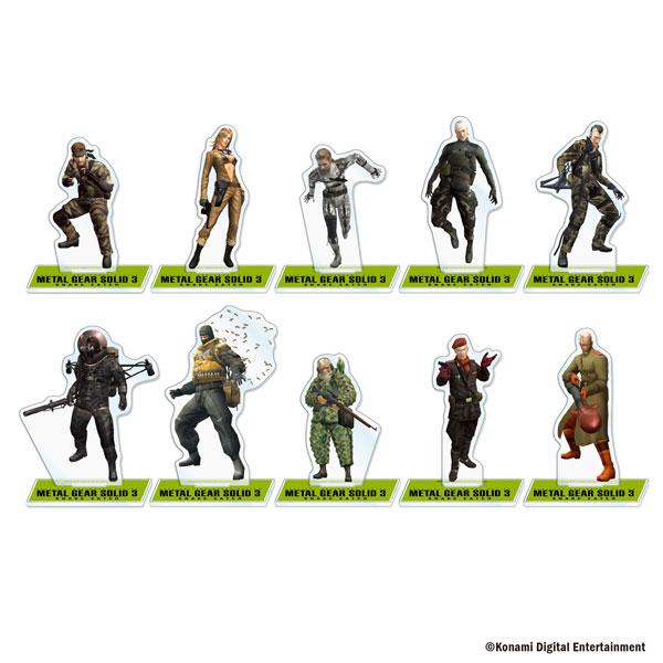 METAL GEAR SOLID 3 Trading Acrylic Stand 10pcs Box by Infolens