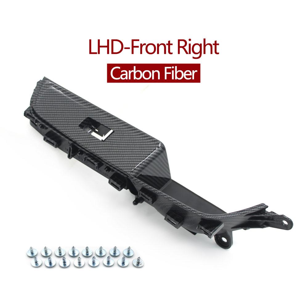 LHD Car Interior Front Left Right Door Pull Handle Window Lifter Switch Panel Cover Trim For BMW 6 Series GT G32 2017-