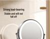 Wall-Mounted Foldable Vanity Mirror with Lights (Double-Sided, Punch-Free Installation) for Bathroom.