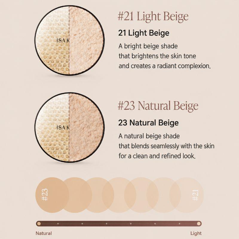 ISA KNOX Cover Supreme Rich Essence Setting Powder 30g Korean Fixing Powder Smooth Finish Makeup