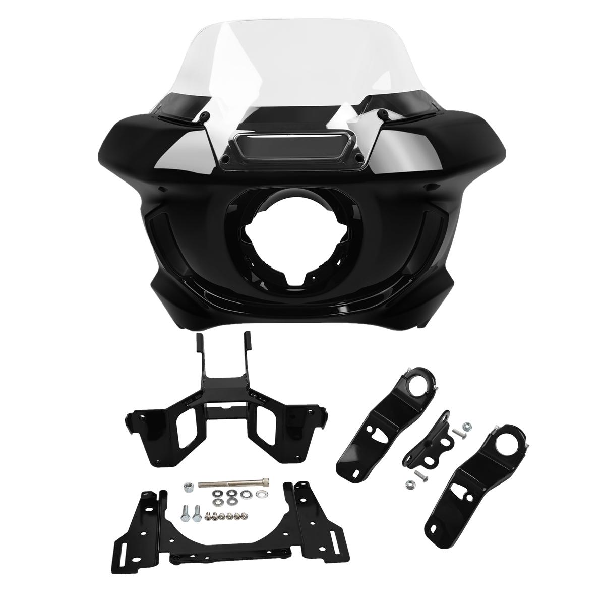 Motorcycle Front Headlight Fairing Windshield Bracket For Harley LOW RIDER ST FXLRST 2022-2024