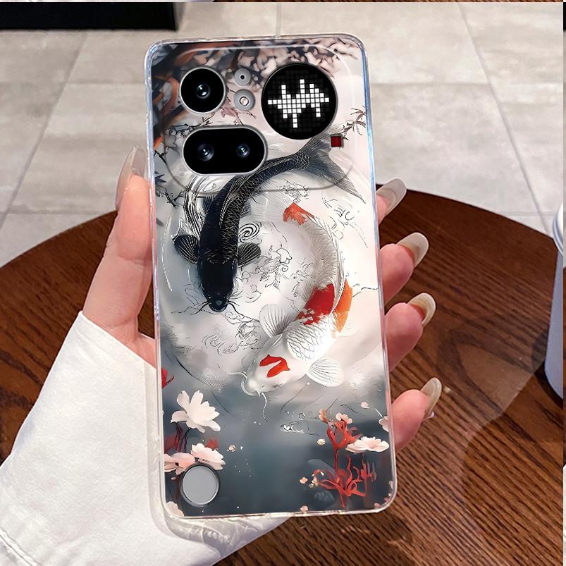 Für Nothing Phone 4a Pro Hülle Klar Luxus Niedlich Liebes Hase Lustig TPU Weiches Silikon Rückseite Für Nothing Phone4A Pro Gehäuse