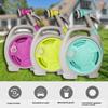 Retractable 50FT Garden Hose Reel Design with Multi Pattern Nozzle for Patios Use Water Hose