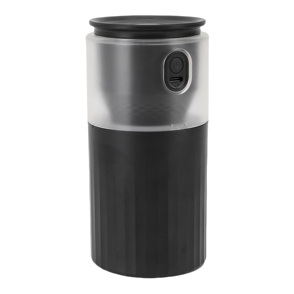 Small Desktop Humidifier ABS 2 Modes Quiet Portable Cool Mist Humidifier with Light for Indoor Office Car Black