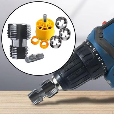 Sada závitovačů PVC trubek Multifunkční ruční řezačka vnitřních závitů Praktické potřeby Instalatérské nástroje