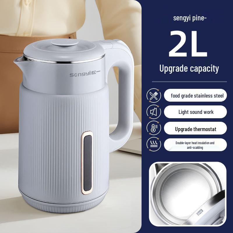 

Premium Songyi Stainless Steel Electric Kettle | Portable, Insulated, Constant Temperature for Tea Brewing 2L Non-Insulated