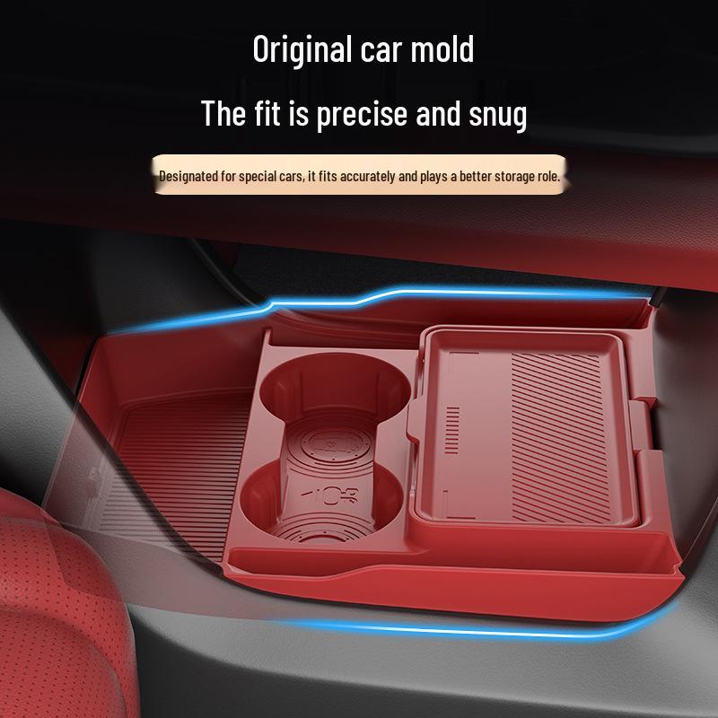 Silicone Storage Box for Zeekr 8X Car Console - Compatible with 26 Models