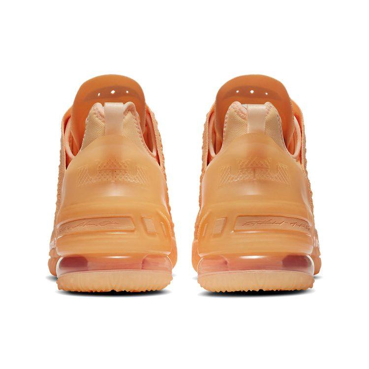 Nike Lebron 18 Melon Tint LeBron 18 Muskmelon Comfortable Round Toe Fabric Cushioning Slip Resistant Abrasion Resistant DB8148-801