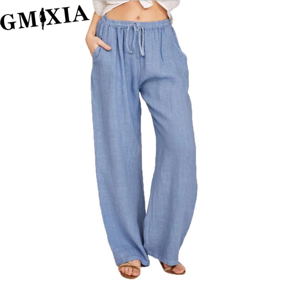 GMXIA 10Color Women's Fashion Casual Solid Color Print  Pants & Capris Trousers