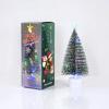 1/3 Pcs New Year Christmas Party Gifts Luminous Christmas Tree Mini Desktop Ornaments Xmas Home Decoration Random Color