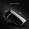 New Dual Arc USB Windproof Charging Windproof Electric Metal Lighter Dual Arc Flameless Plasma LED Power Display Touch Sensor